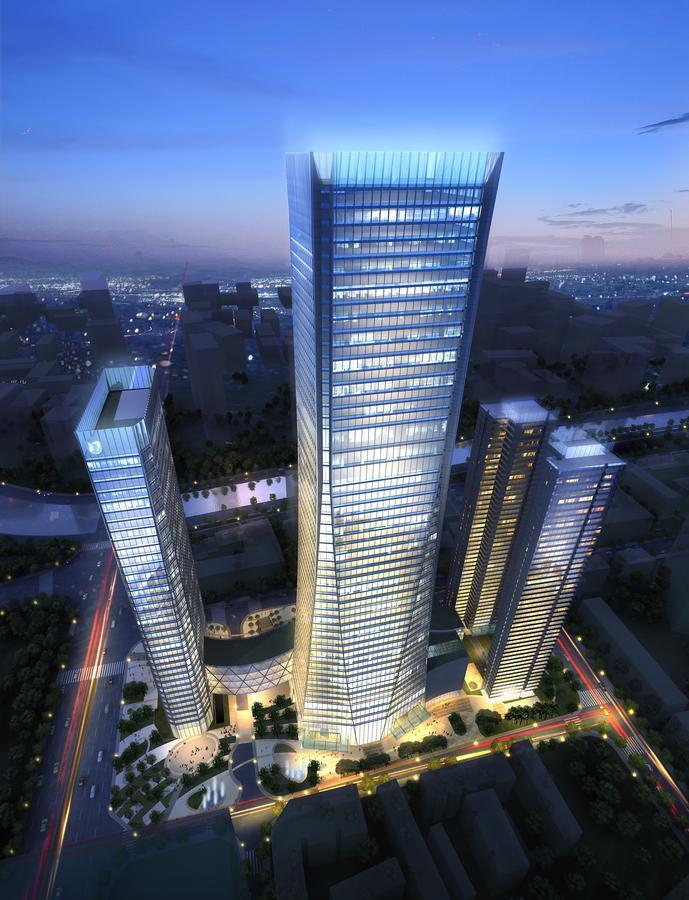 Tianfu IN Service Apartement Chengdu Bagian luar foto
